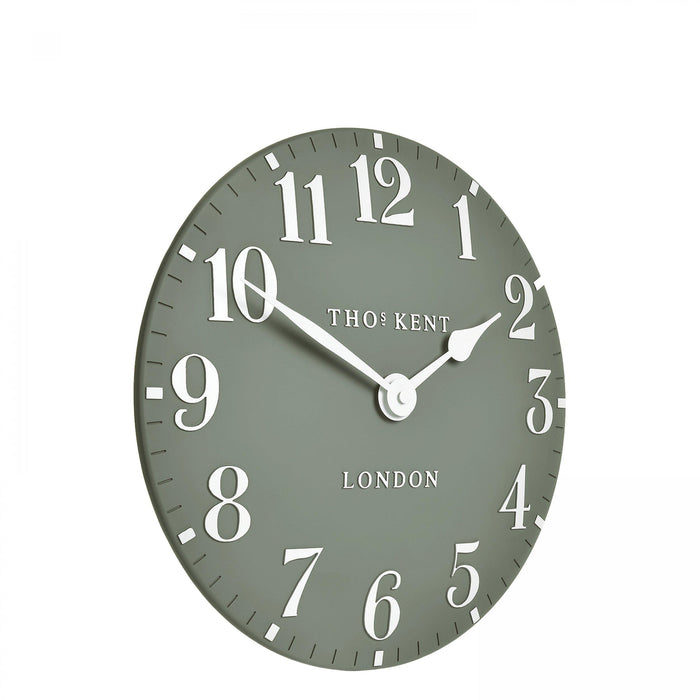 12" Arabic Wall Clock - Seagrass