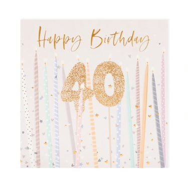 40th Birthday Greeting Cards