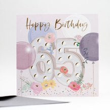65th Birthday Greetings Card