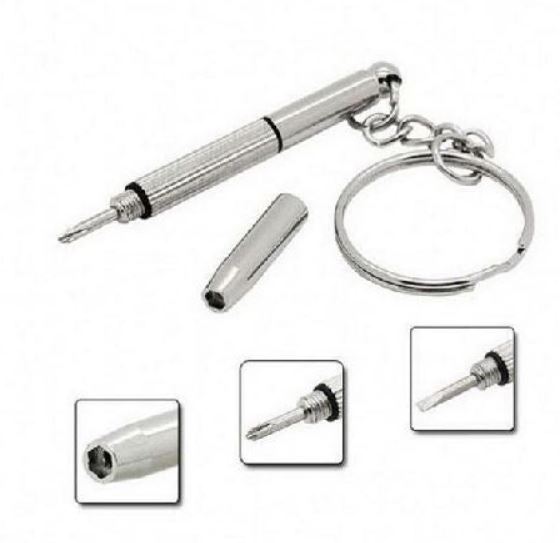 6PK-K118 Six Pack Eyeglass Repair Screwdriver Keychain