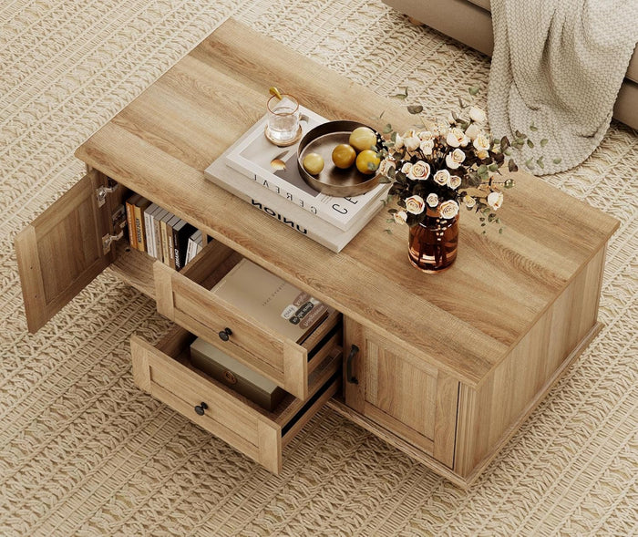 Allie Farmhouse Coffee Table - Canva Home