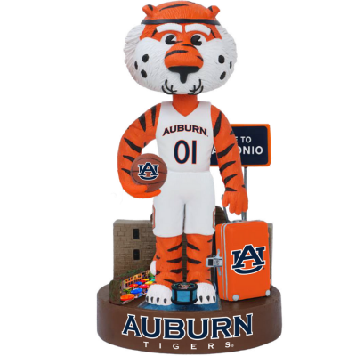 Auburn Tigers Aubie the Tiger Welcome to San Antonio Bobblehead