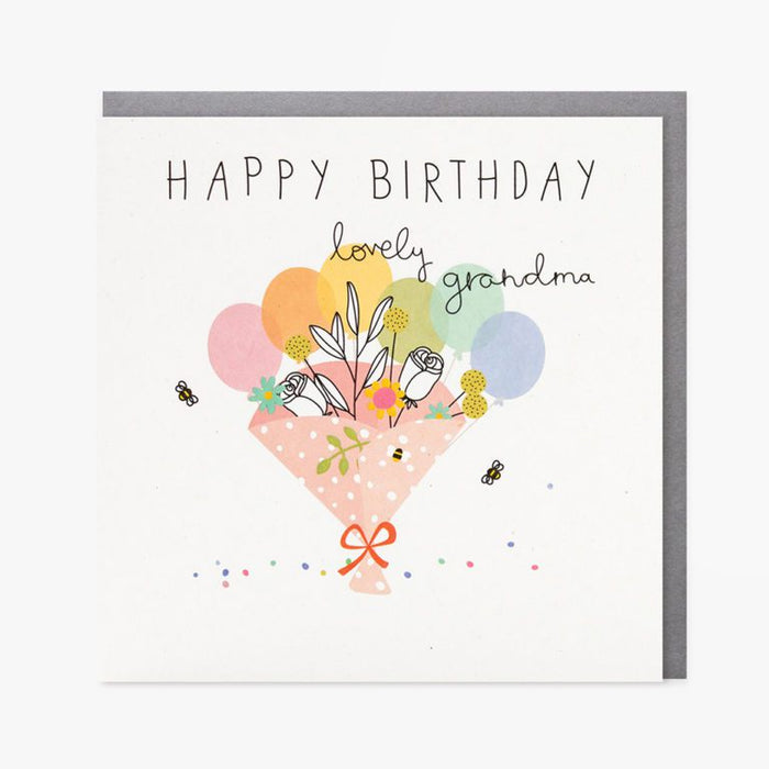 Belly Button Lovely Grandma Birthday Greetings Card