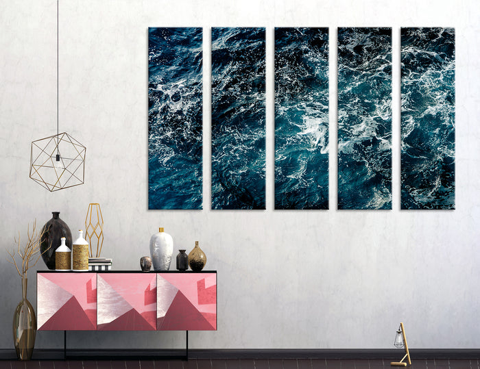 Black Waves Canvas Print #7047