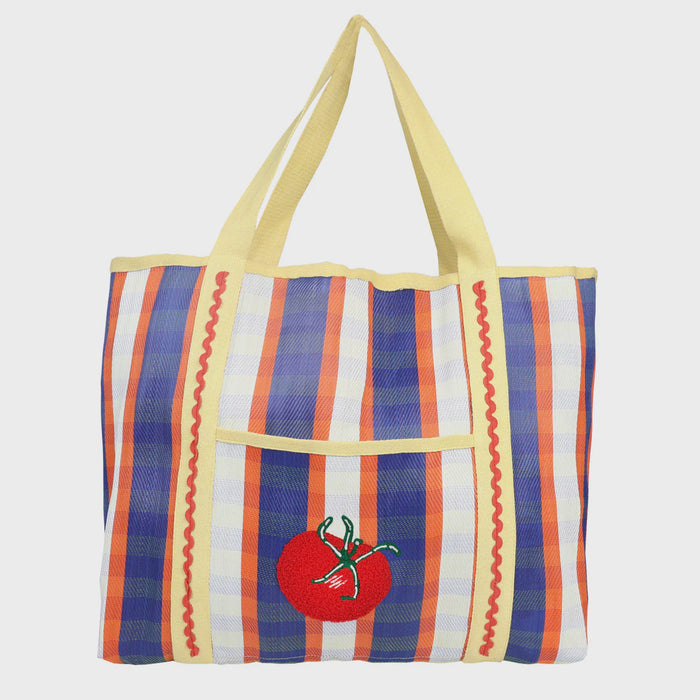Bon Appetit Recycled Plastic Tote Bag - Tomato