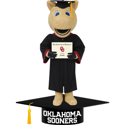 Boomer Oklahoma Sooners Mascot Graduation Bobblehead (Presale)