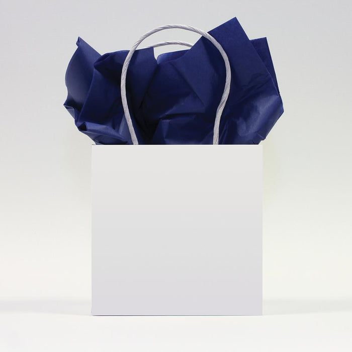 Bubble Tissue Paper Plain Navy Blue