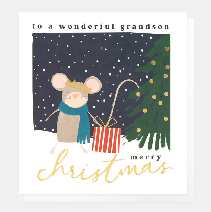 Caroline Gardner Wonderful Grandson Christmas Card