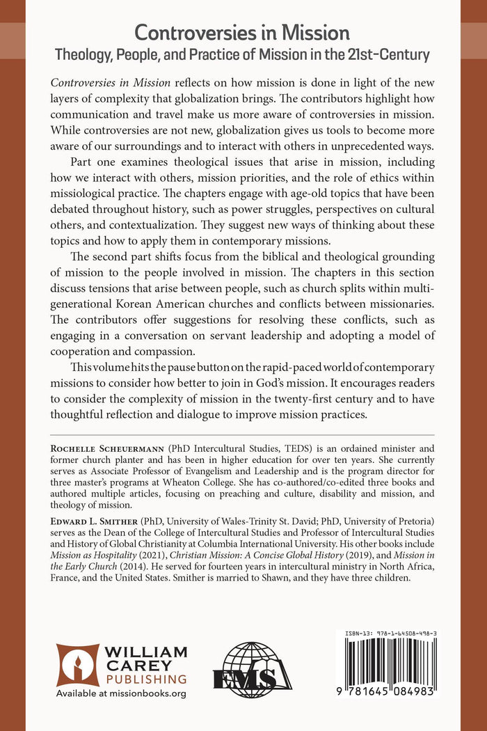 Controversies in Mission (EMS 24) - MissionBooks.org