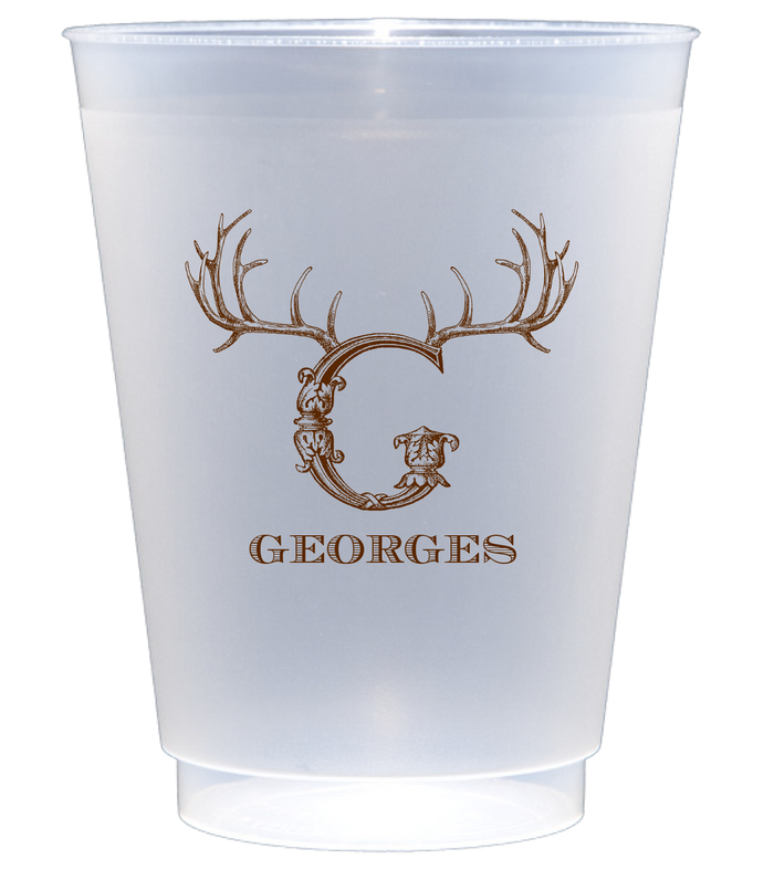 Customizable Hornabet Frosted Shatterproof 16oz Cups G