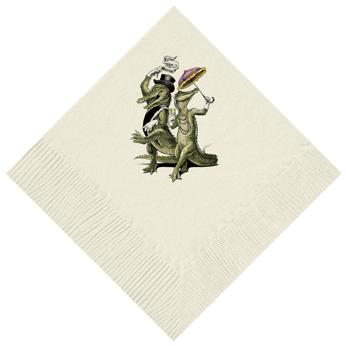 Customizable Second Line Gators Beverage Napkin