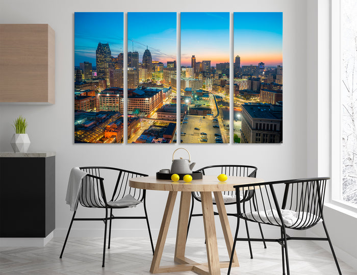 Detroit Canvas Print #9074