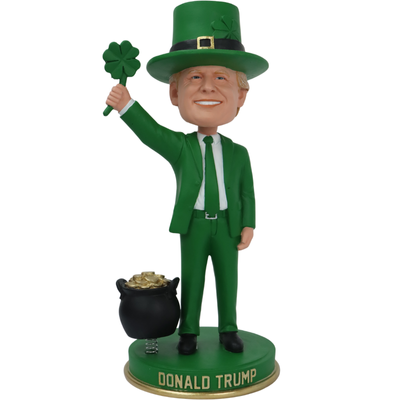 Donald Trump St. Patrick's Day Bobblehead