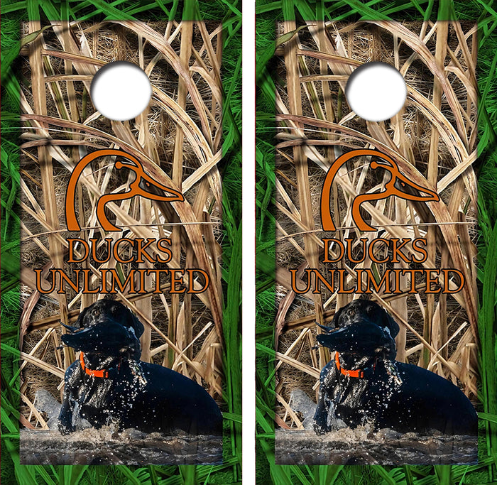 Duck Hunting Cornhole Design