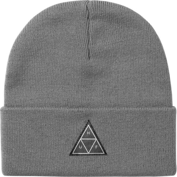 Essentials Triple Triangle Beanie (Grey Heather)