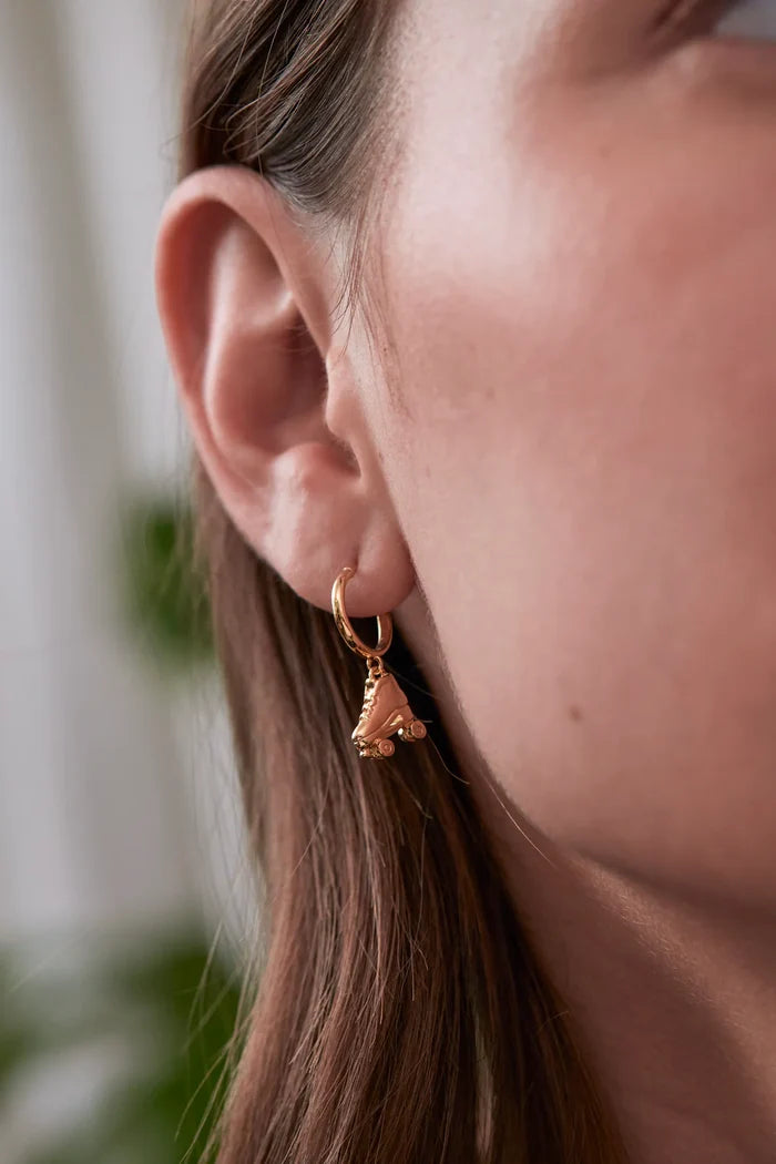 Estella Bartlett Rollerskate Hoop Earrings