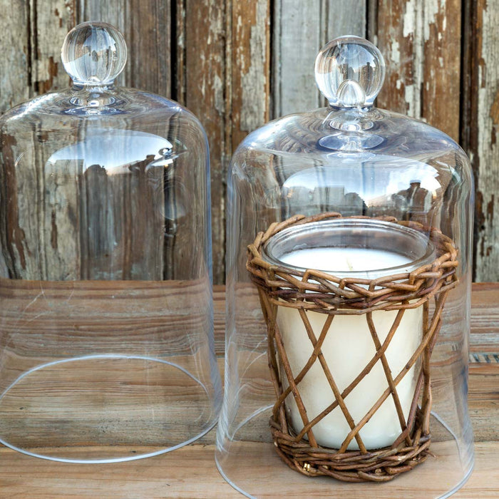 Glass Bell Jar Candle Cover