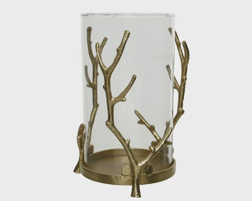 Golden Branched Candle Holder - Large
