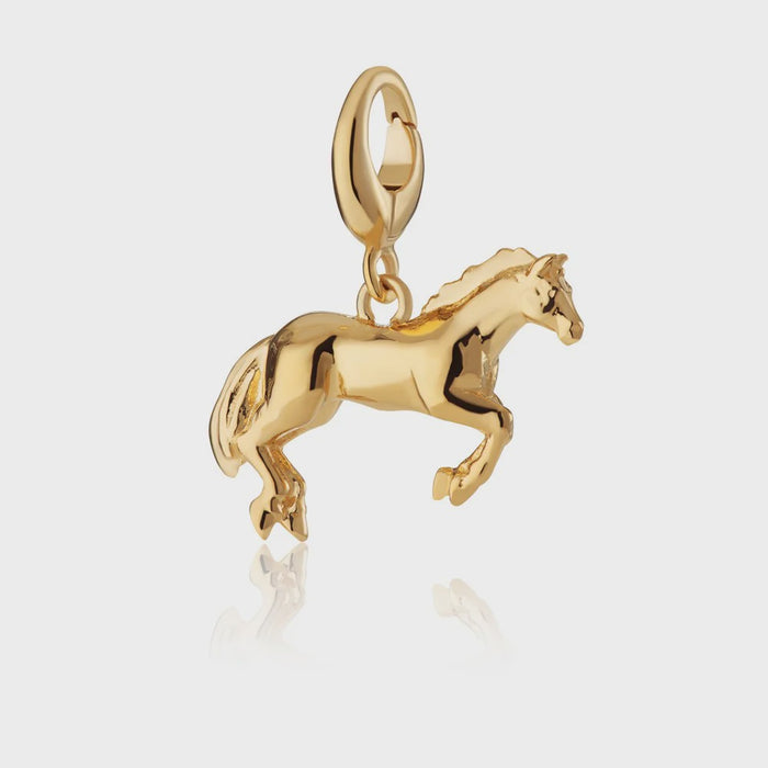 Lily Charmed Gold Horse Charm