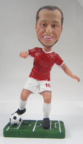 Male Soccer Player #8 - National Bobblehead HOF Store