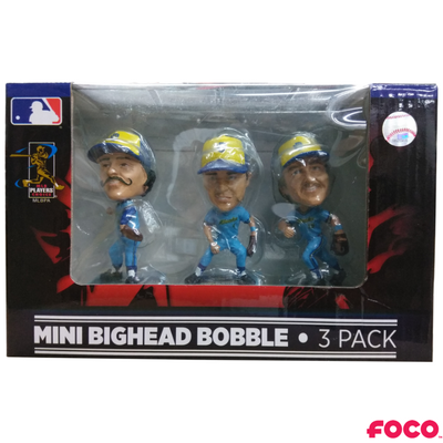 Milwaukee Brewers Mini Set of 3 Legends Bobbleheads - National Bobblehead HOF Store