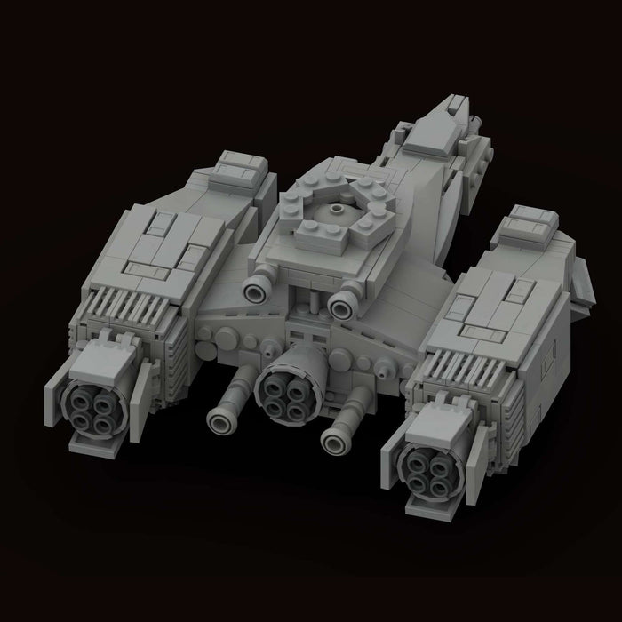 MOC - 90493 USCSS Nostromo - midi - scale Raumschiff Klemmbausteine - LesDiy - Klemmbausteine