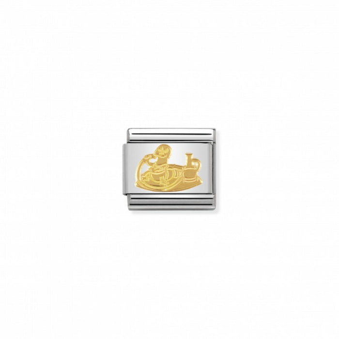 Nomination Classic Link Gold Fantasia Caterpillar Charm