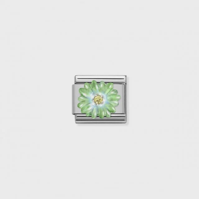 Nomination Composable Classic Link - Green Flower