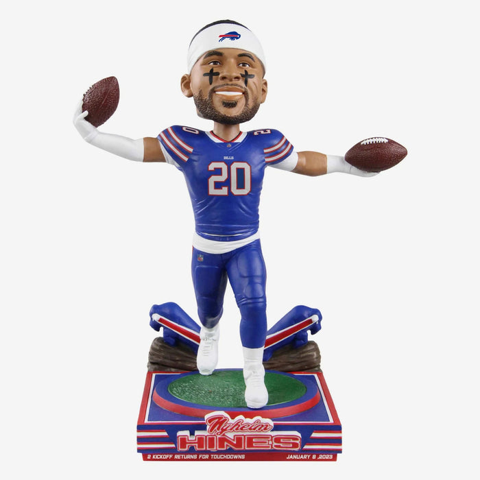 Nyheim Hines Buffalo Bills Two Kickoff Return Touchdowns NFL Football Bobblehead