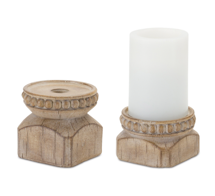 Resin Candle Holders (2 sizes)