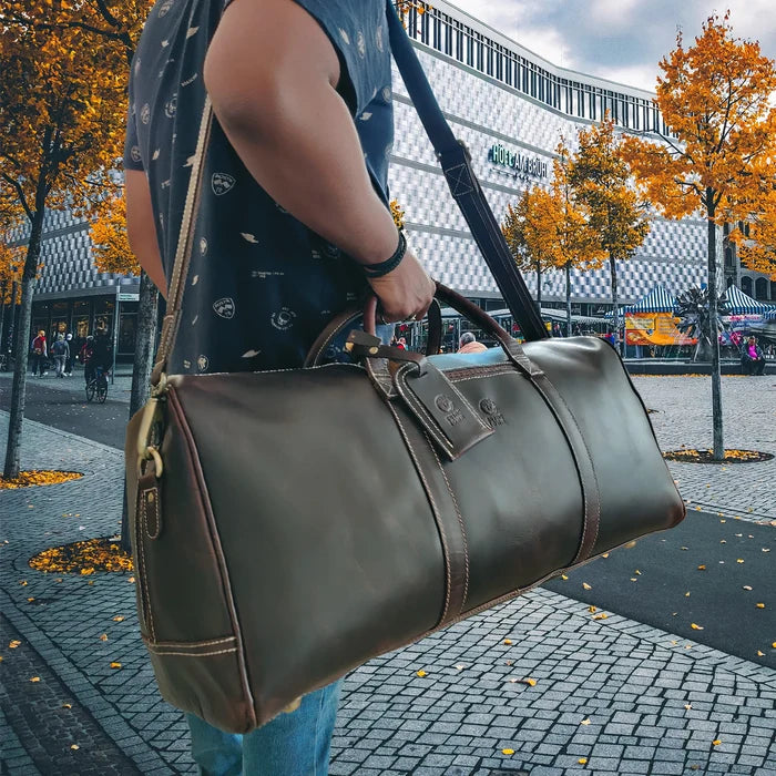 Leather Gym Bag