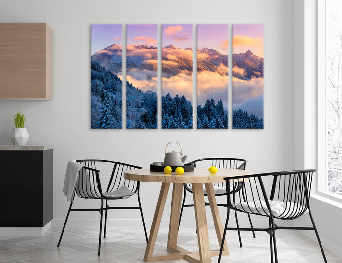 Sawtooth Sunrise Canvas Print #7572