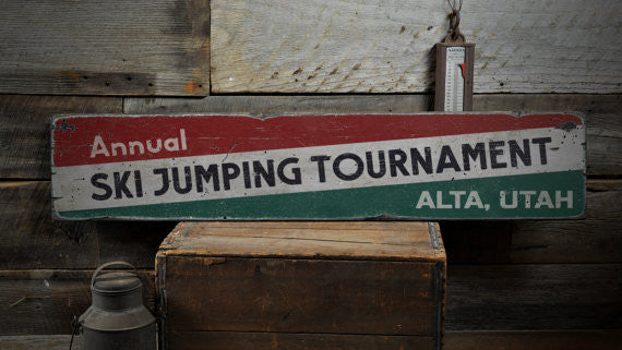 Ski Jumping Sign