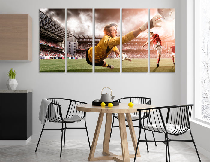 Soccer Poster Canvas Print #4048