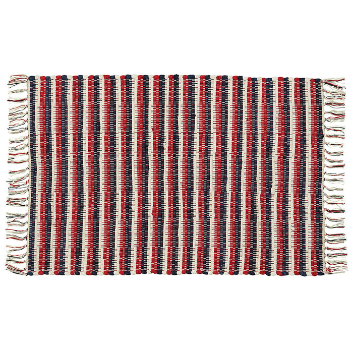 fourth of july chindi rug stars and stripes