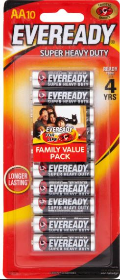 Super Heavy Duty AA Batteries - 20PK