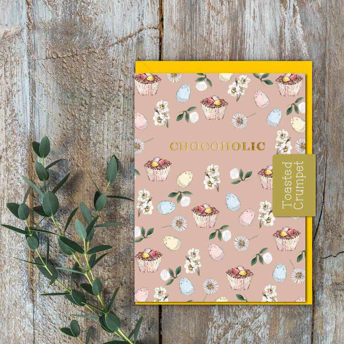 Toasted Crumpet Petite Greetings Card - Chocoholic