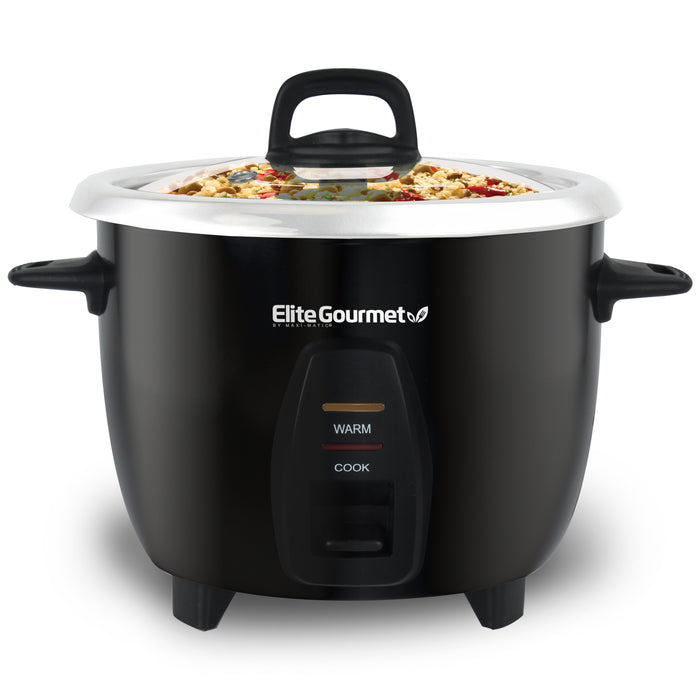 10-Cup Rice Cooker with Stainless Steel Cooking Pot