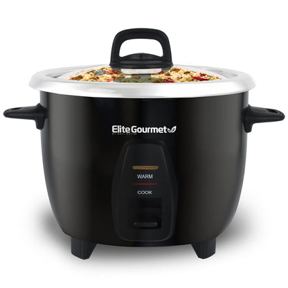 10-Cup Rice Cooker with Stainless Steel Cooking Pot