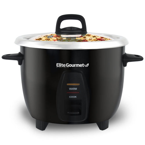 10-Cup Rice Cooker with Stainless Steel Cooking Pot