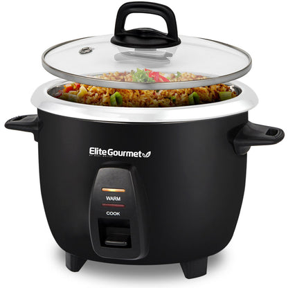 10-Cup Rice Cooker with Stainless Steel Cooking Pot