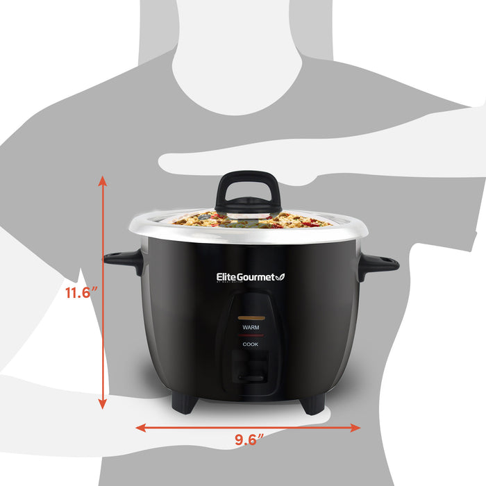 10-Cup Rice Cooker with Stainless Steel Cooking Pot