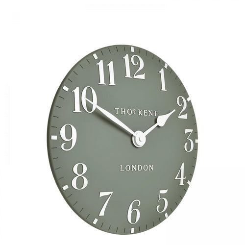12" Arabic Wall Clock - Seagrass