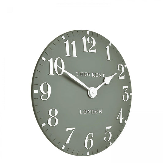 12" Arabic Wall Clock - Seagrass
