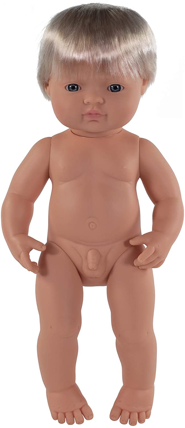 15 Inch Anatomically Correct Caucasian Boy Baby Doll