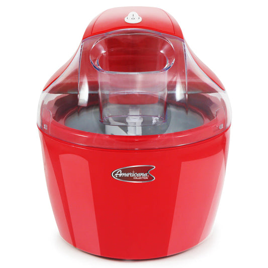 1.5Qt. Personal Ice Cream Maker with Freezer Bowl (Red)