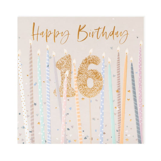 16th Birthday Greetings Card