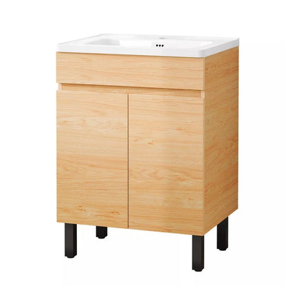 24" Small Bathroom Vanity Cabinet With Sink Canva Home