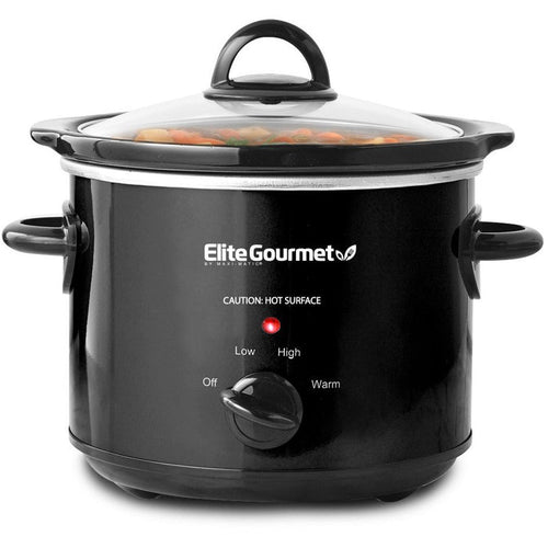 3Qt. Oval Slow Cooker with Glass Lid