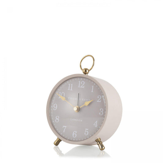 4" Wren Alarm Mantel Clock - Plaster